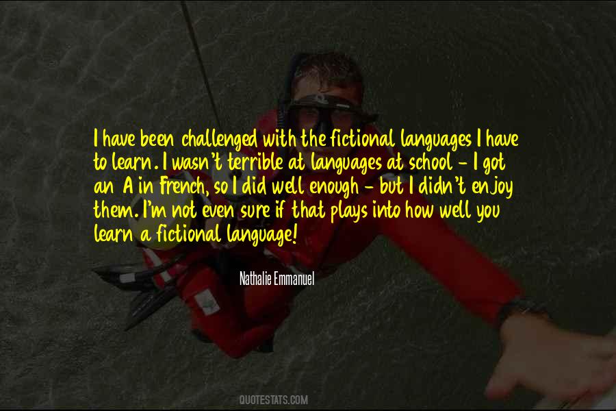 Learn Language Quotes #428627