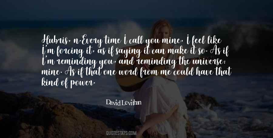 Mine Love Quotes #915255