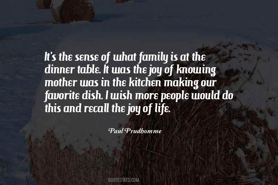 Quotes About The Kitchen Table #850963