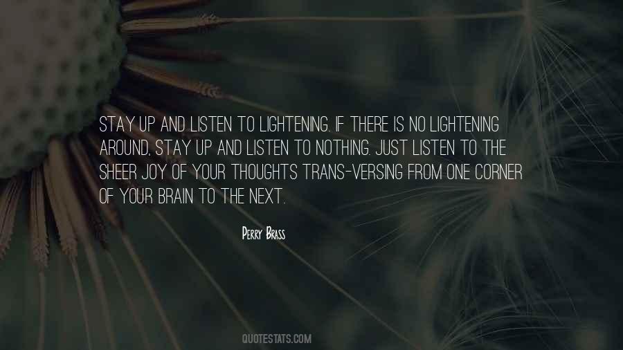 Joy Thoughts Quotes #1584293