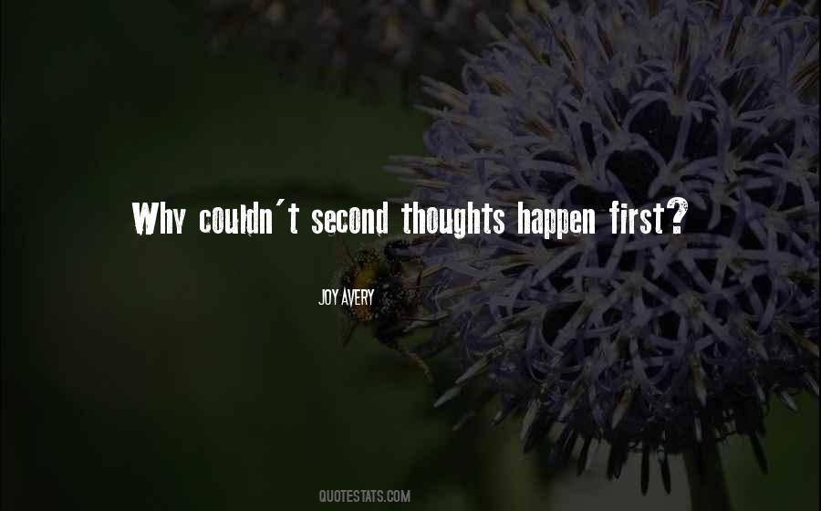 Joy Thoughts Quotes #1718239