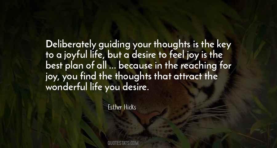 Joy Thoughts Quotes #313087
