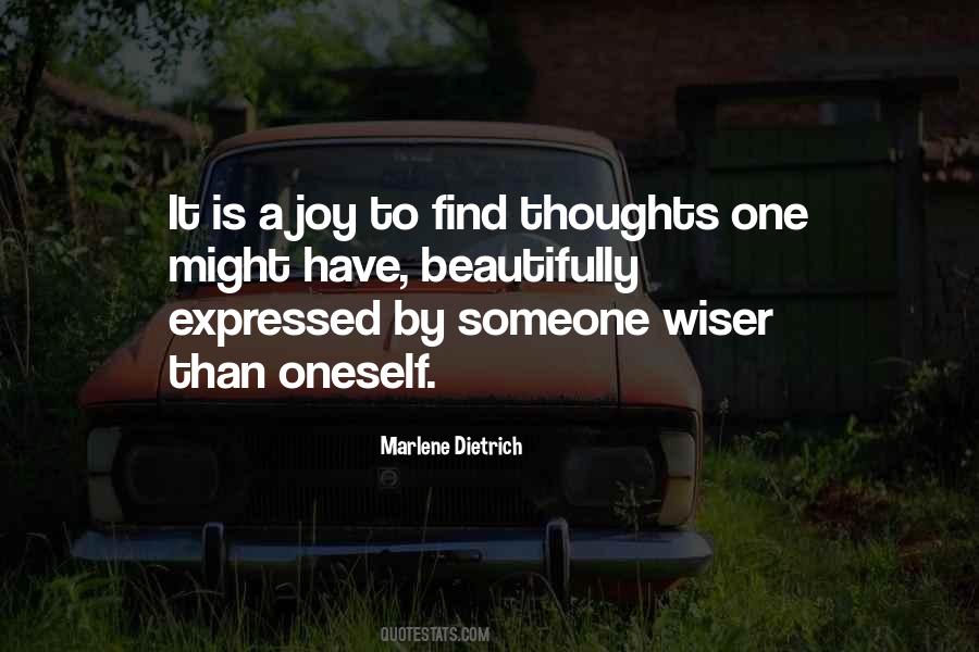 Joy Thoughts Quotes #898353