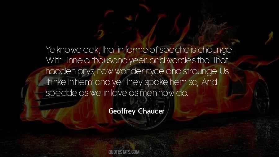 Chaucer Love Quotes #1456454