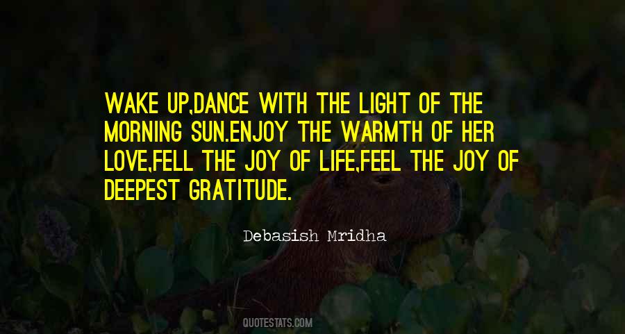 Enjoy The Morning Quotes #1792009