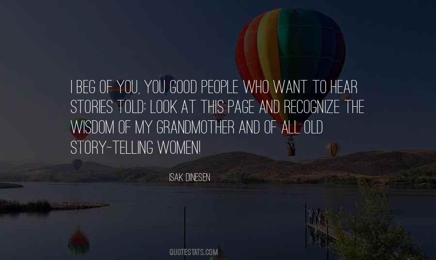 Good Grandmother Quotes #1602645