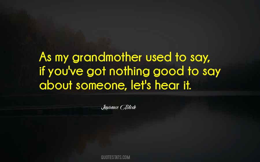 Good Grandmother Quotes #1752484