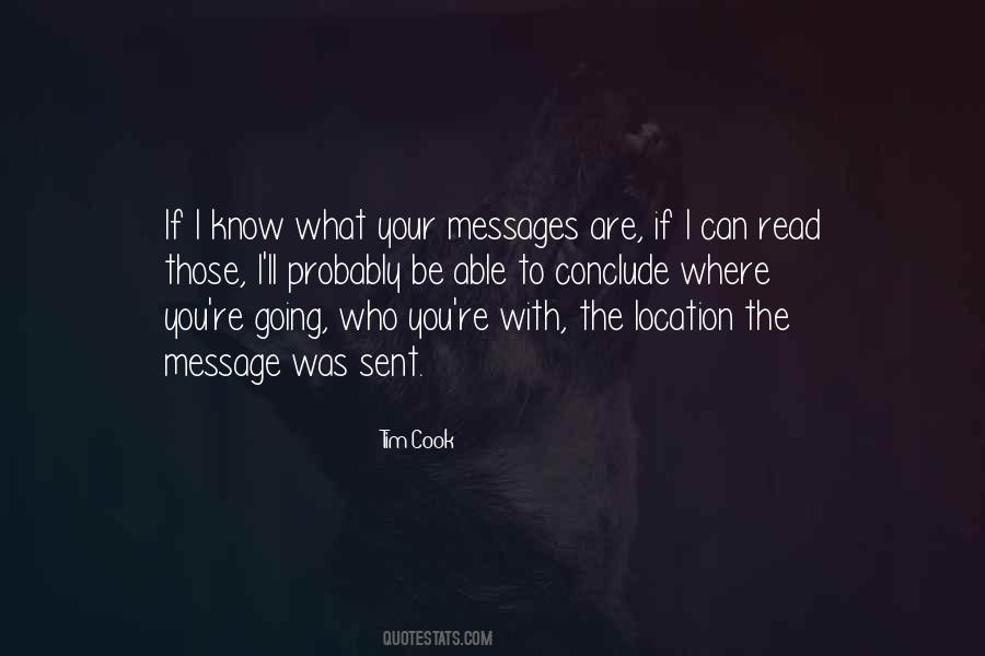 To Know Where You Are Going Quotes #1599761