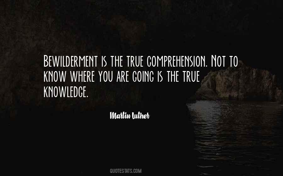 To Know Where You Are Going Quotes #1866555