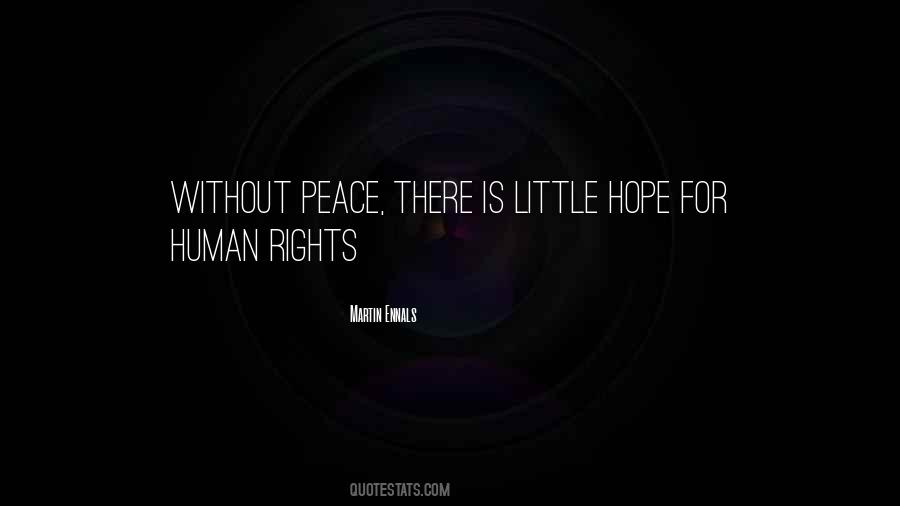 Peace Hope Quotes #1092751