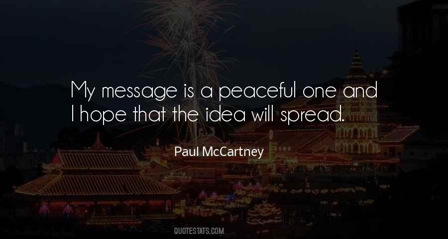 Peace Hope Quotes #1299481