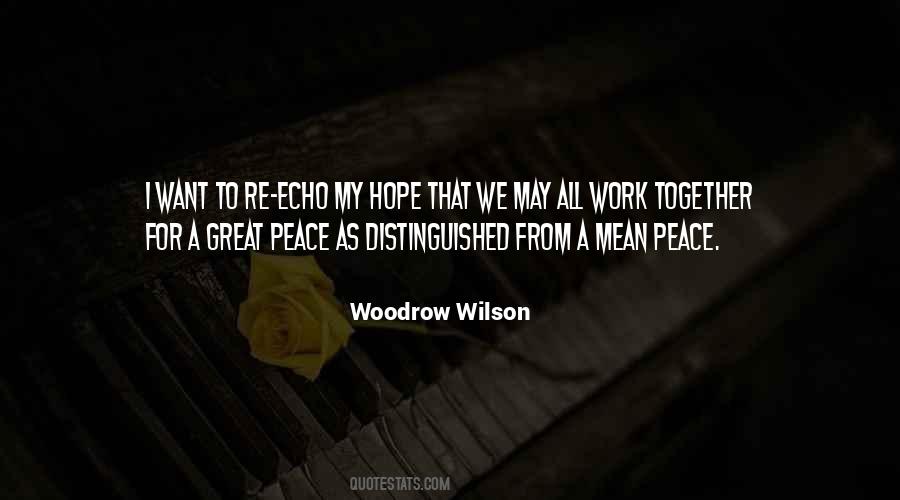 Peace Hope Quotes #1563849