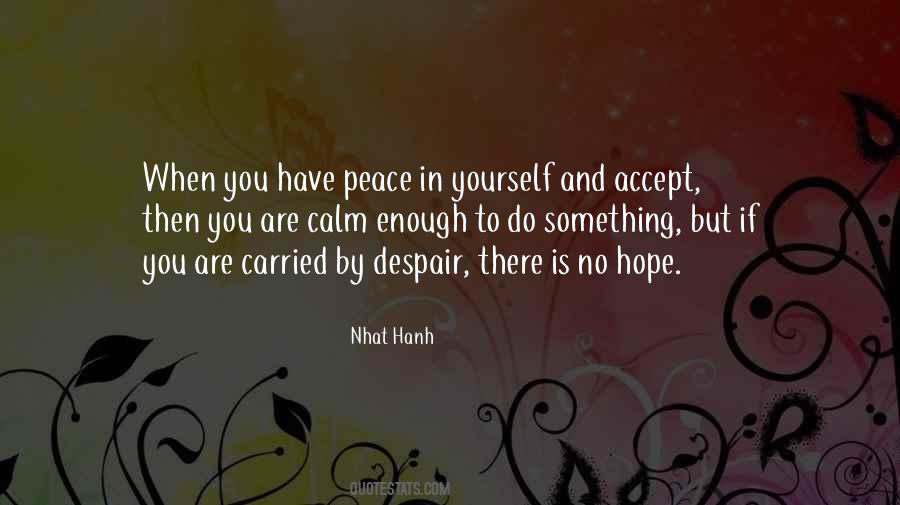 Peace Hope Quotes #363563
