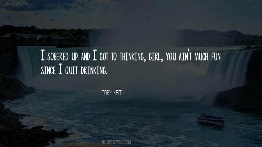 Girl Drinking Quotes #62385