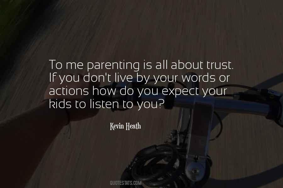 Trust Actions Quotes #168391