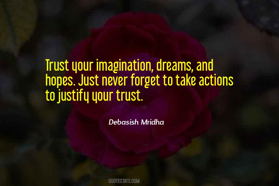 Trust Actions Quotes #882648