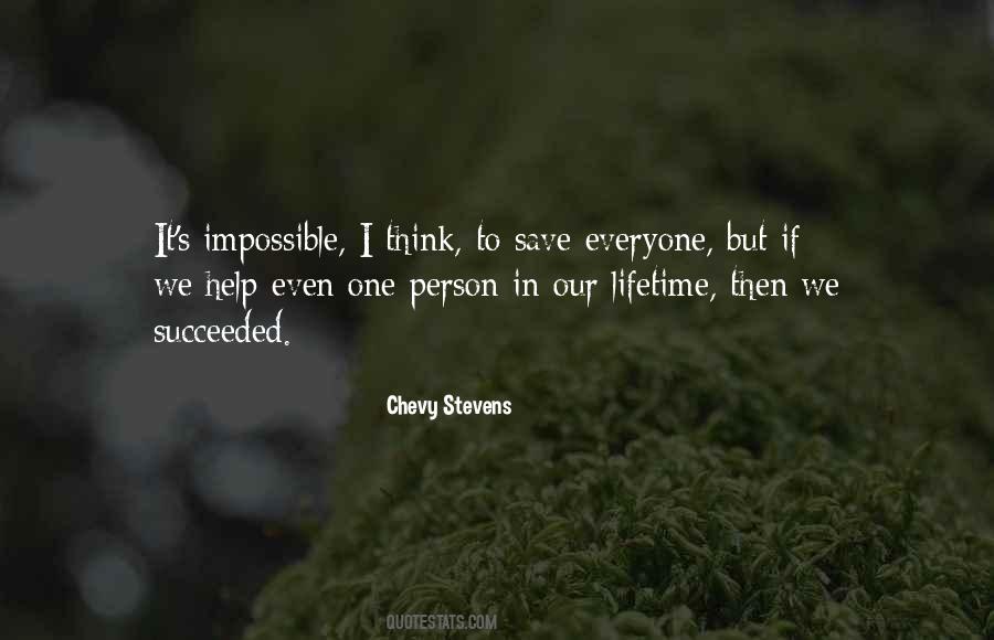 Help One Person Quotes #59120