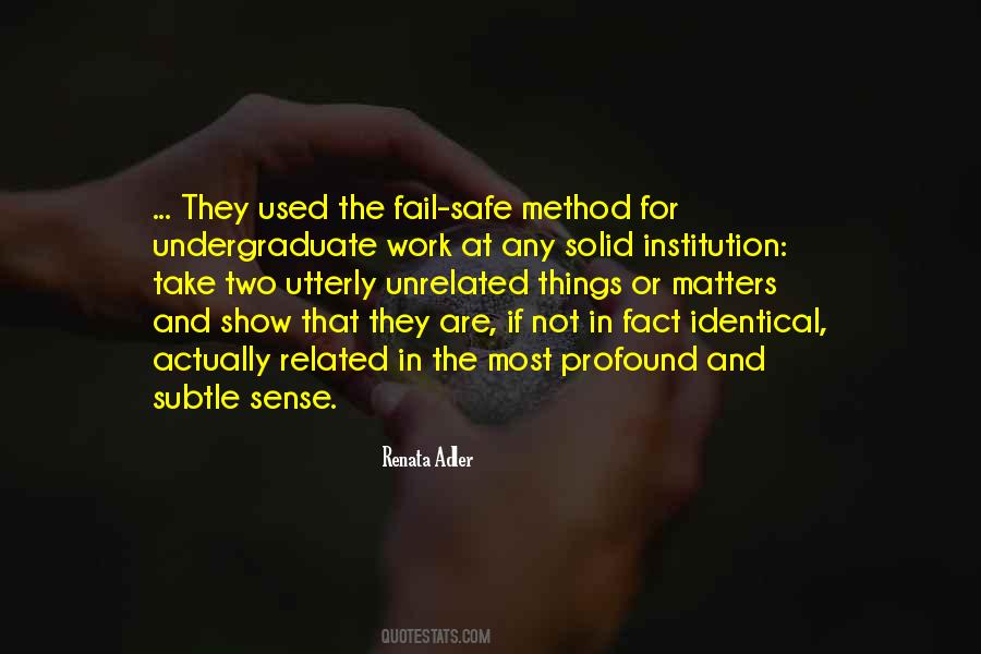 Fail Safe Quotes #1554025