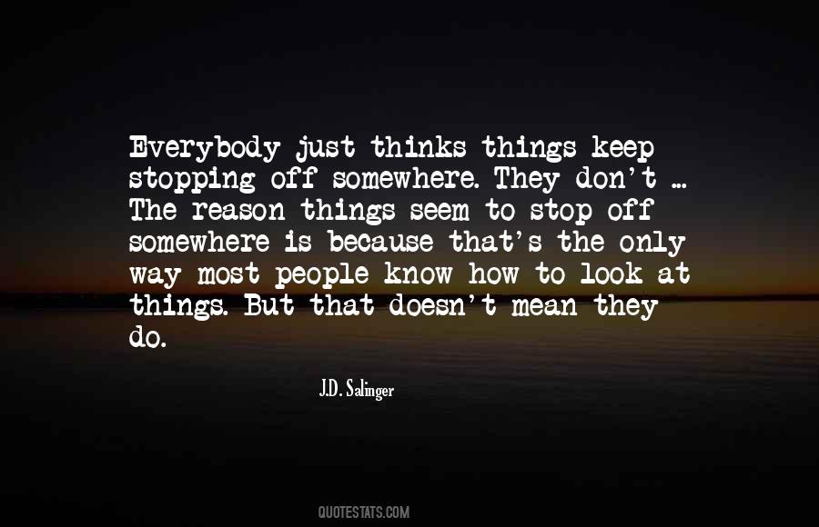 Quotes About How Things Seem #465670