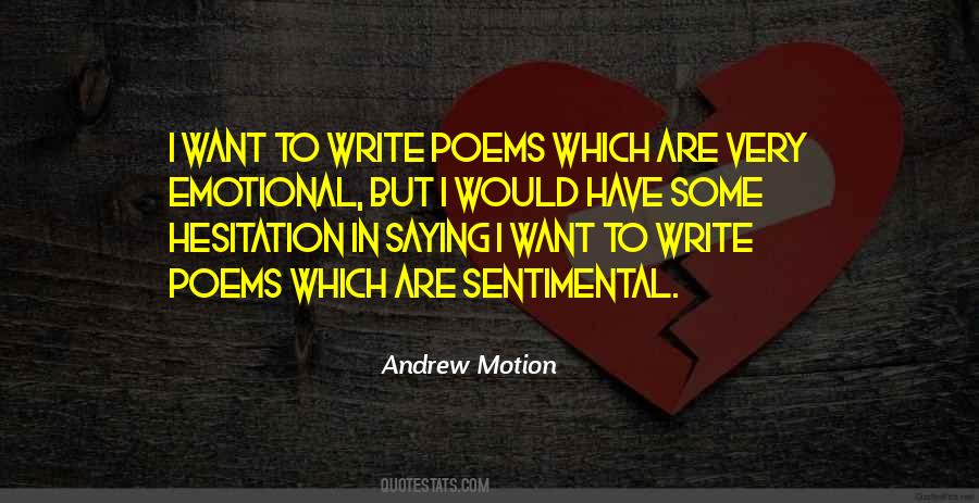 Emotional And Sentimental Quotes #17502