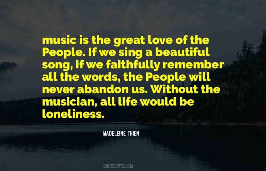Musician Life Quotes #1749775