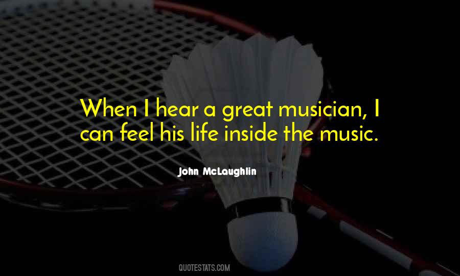 Musician Life Quotes #78287