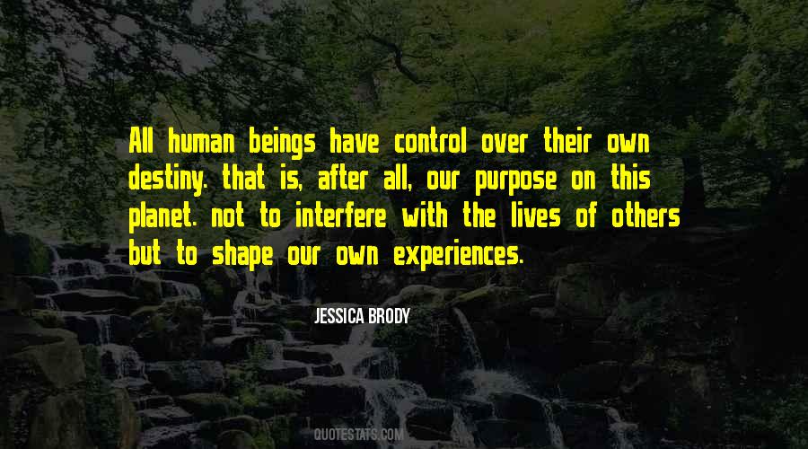 In Control Of Your Destiny Quotes #1352018