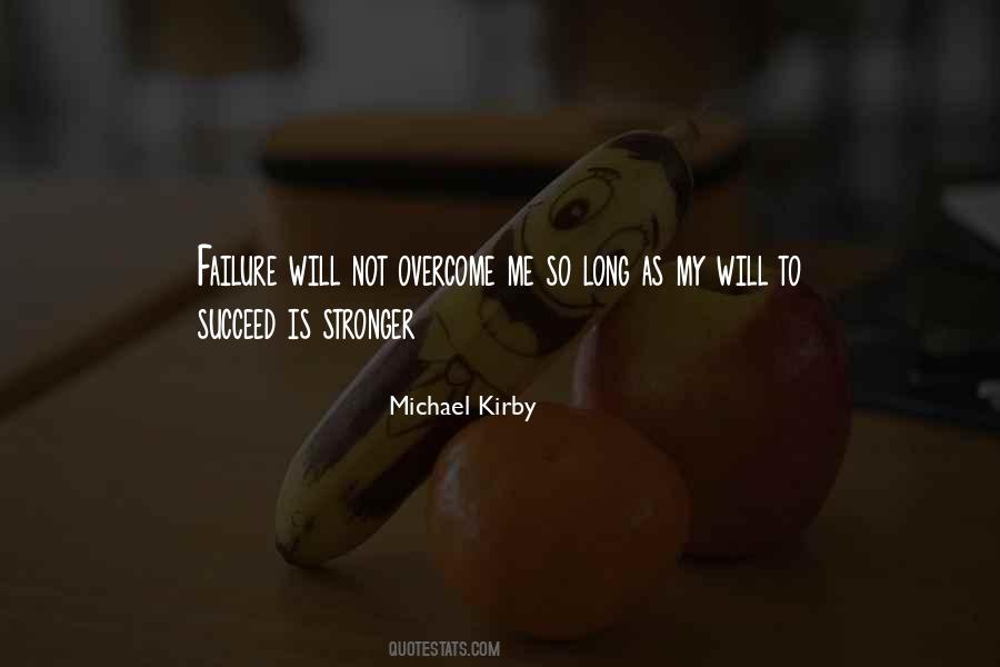 Failure Overcome Quotes #131184