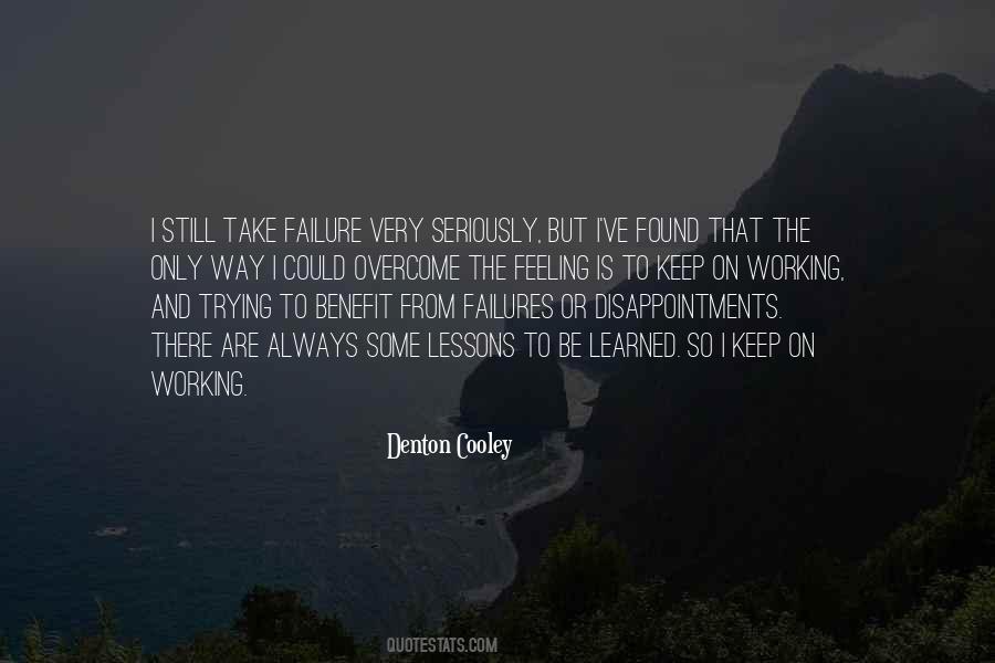 Failure Overcome Quotes #745220