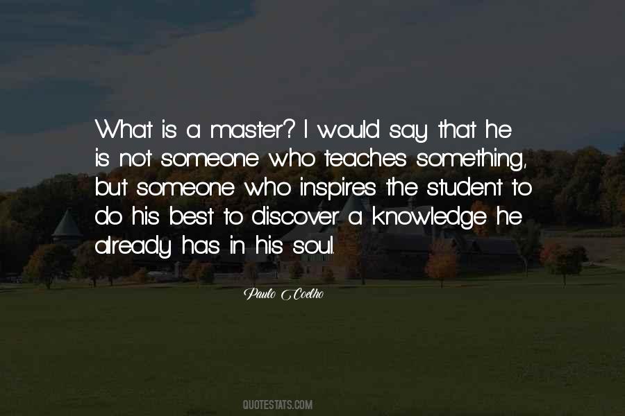 To Master Something Quotes #601059