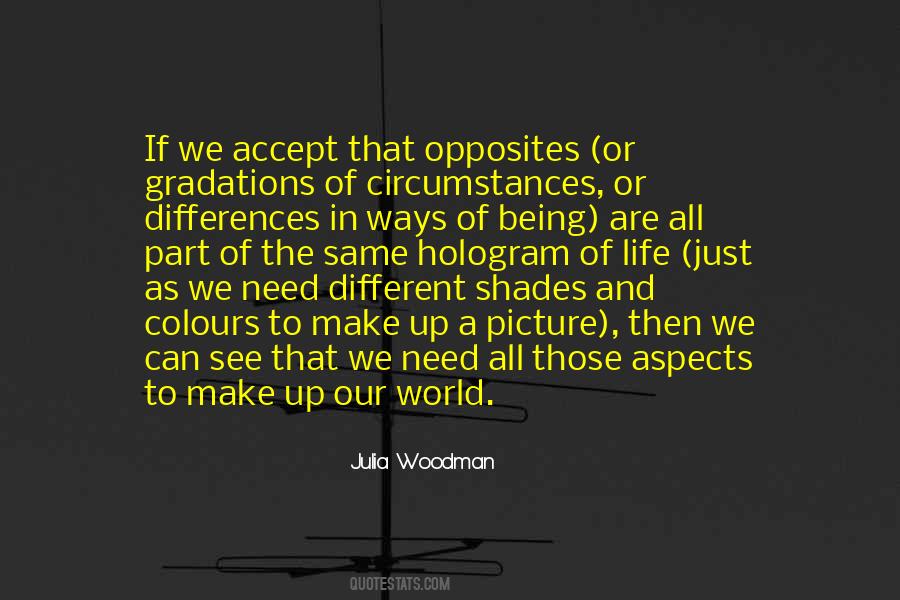 We See The World As We Are Quotes #1480530