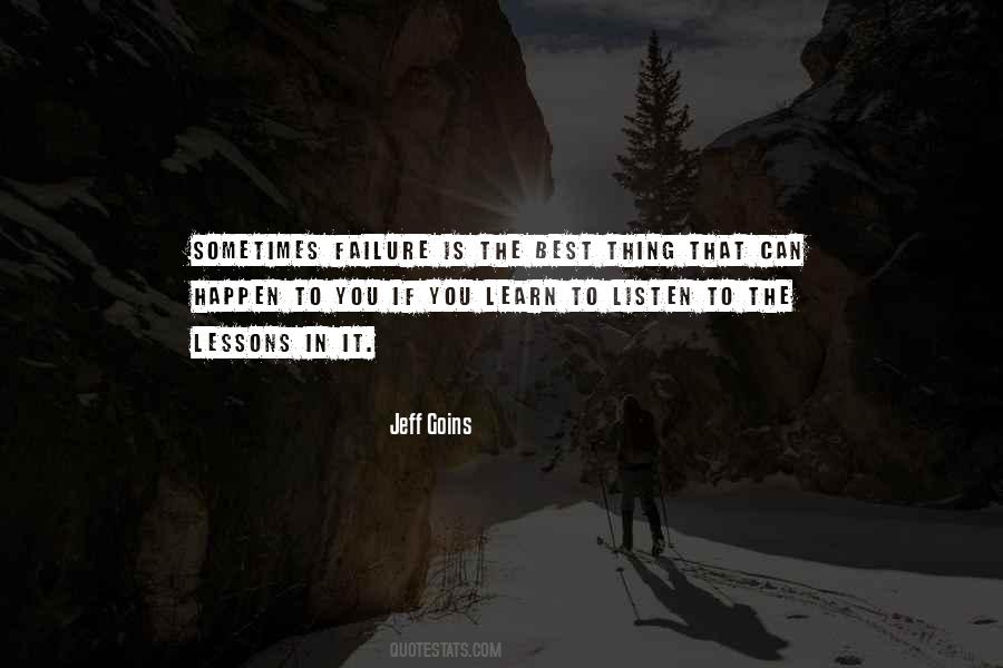 Failure To Learn Quotes #490307