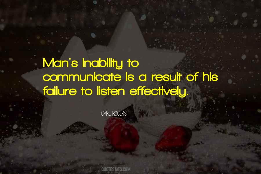 Failure To Listen Quotes #964189