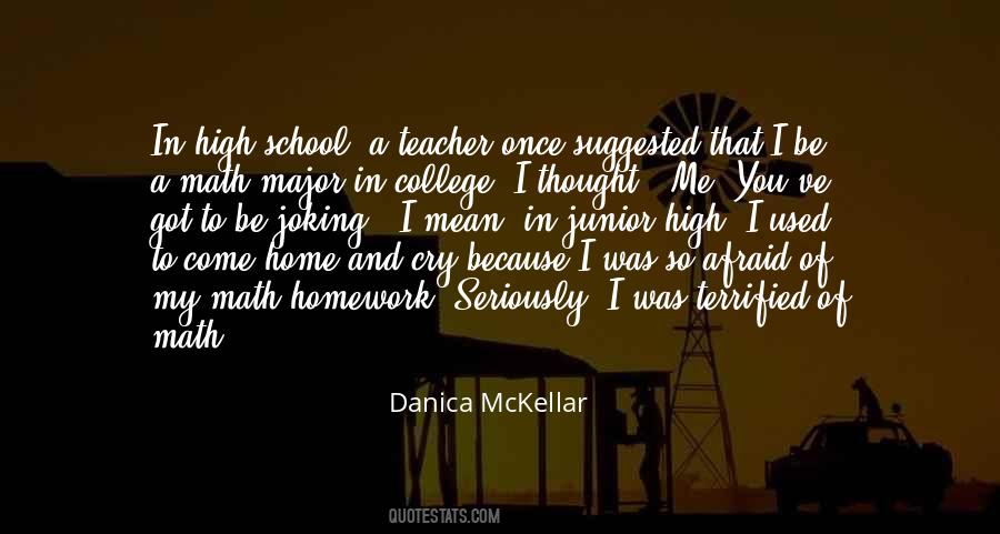 High School Math Quotes #105212