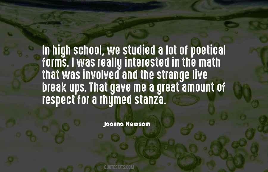 High School Math Quotes #1322202