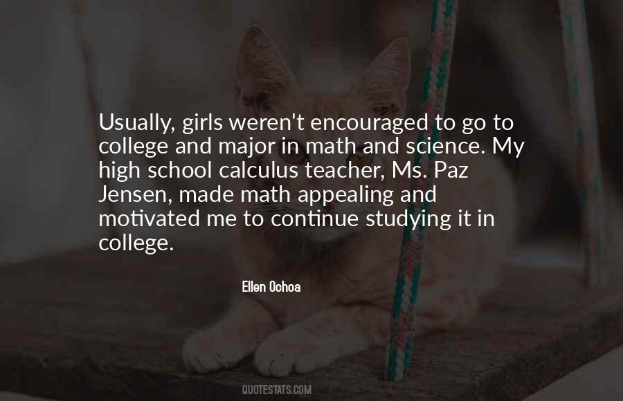 High School Math Quotes #1674022