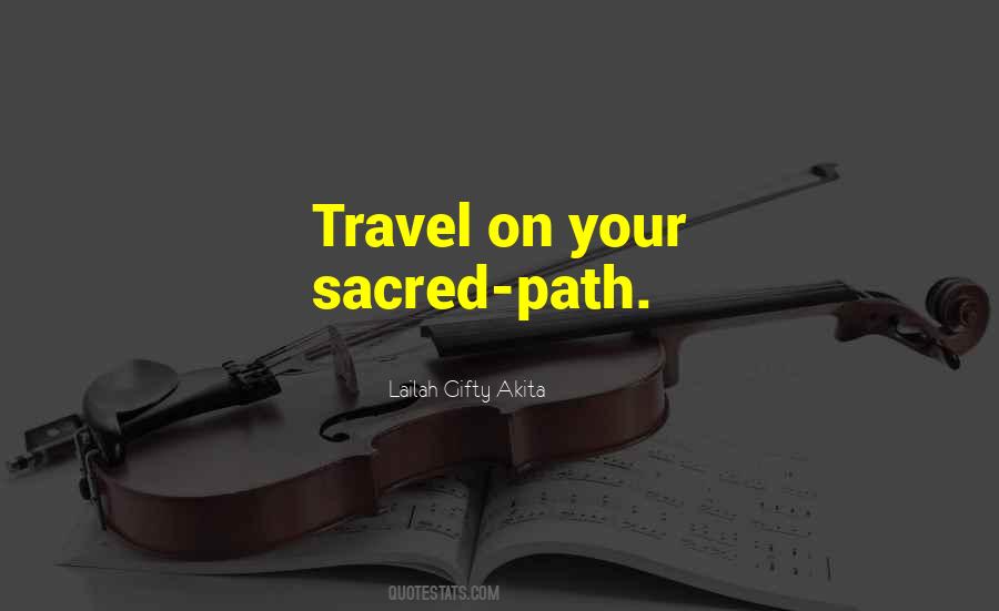 Spiritual Life Travel Quotes #97740