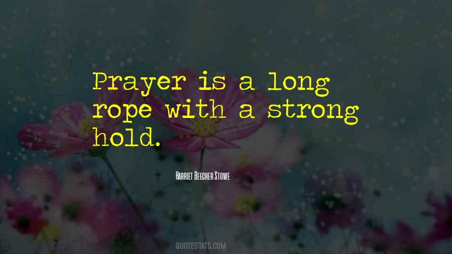 Strong Prayer Quotes #1017378