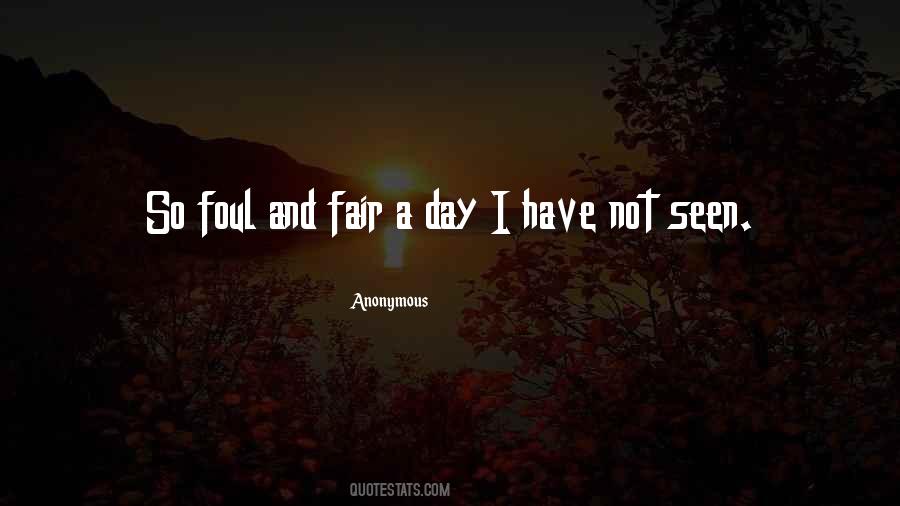 Fair Is Foul Quotes #1252890