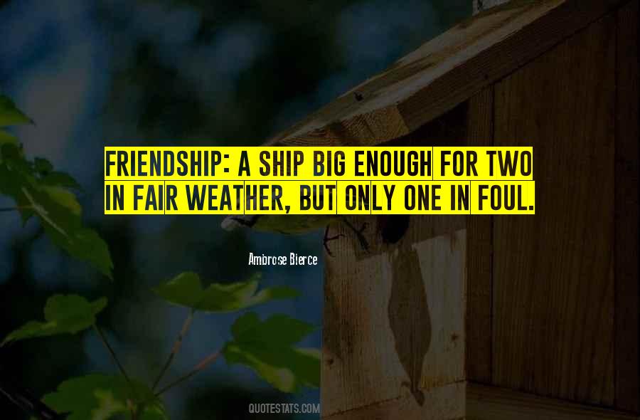 Fair Is Foul Quotes #764081