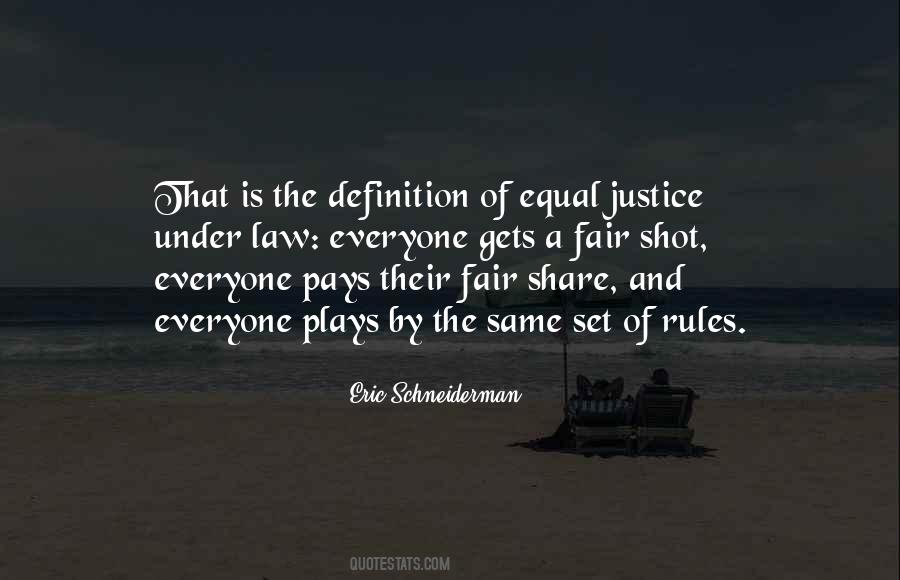 Fair Is Not Equal Quotes #1507773