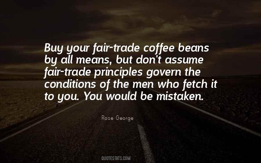 Fair Trade Coffee Quotes #1607811