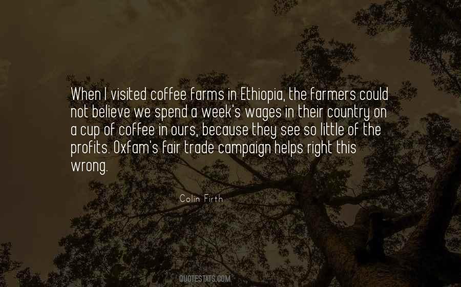 Fair Trade Farmers Quotes #317594