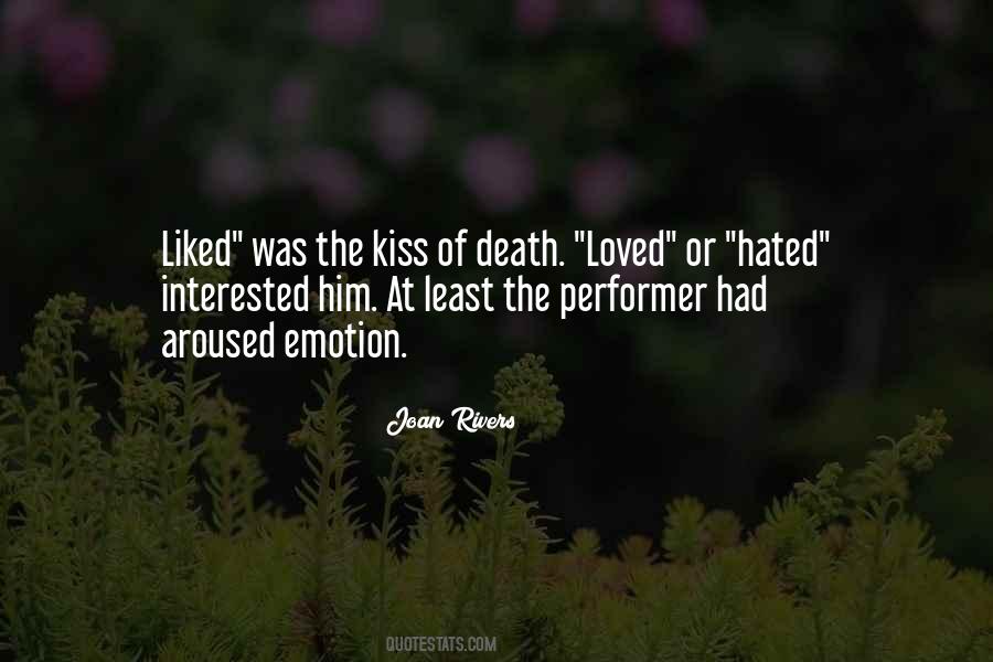 Quotes About The Kiss Of Death #1821466