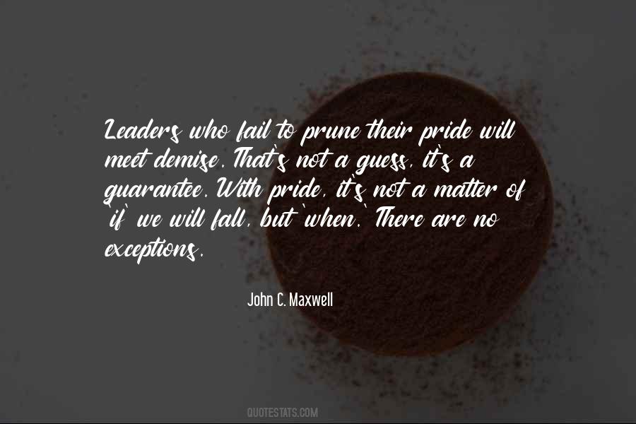 Leaders Fail Quotes #285411