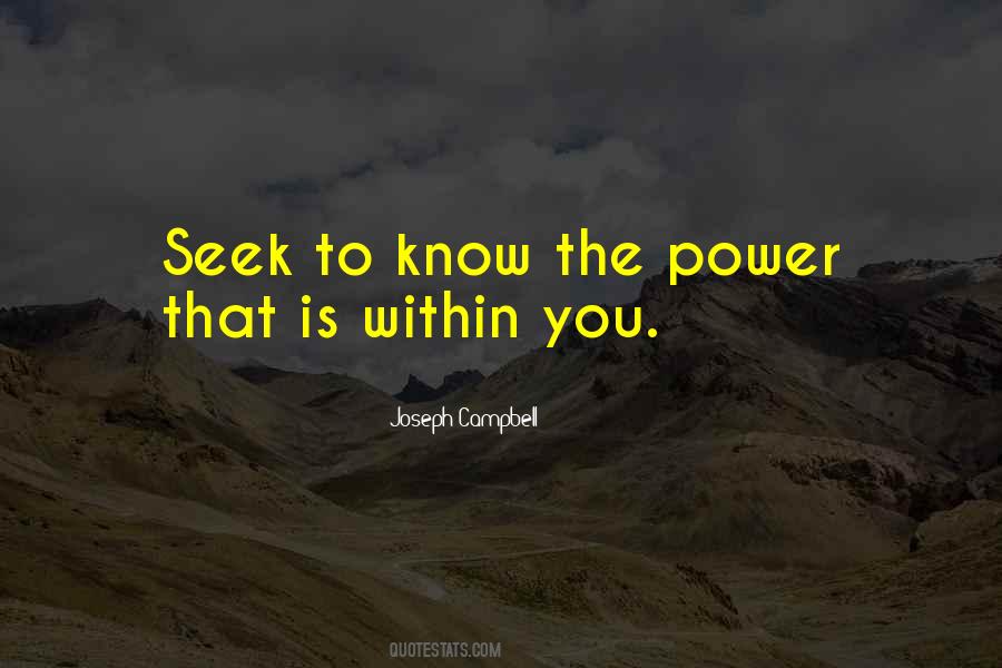 The Power Within You Quotes #77198