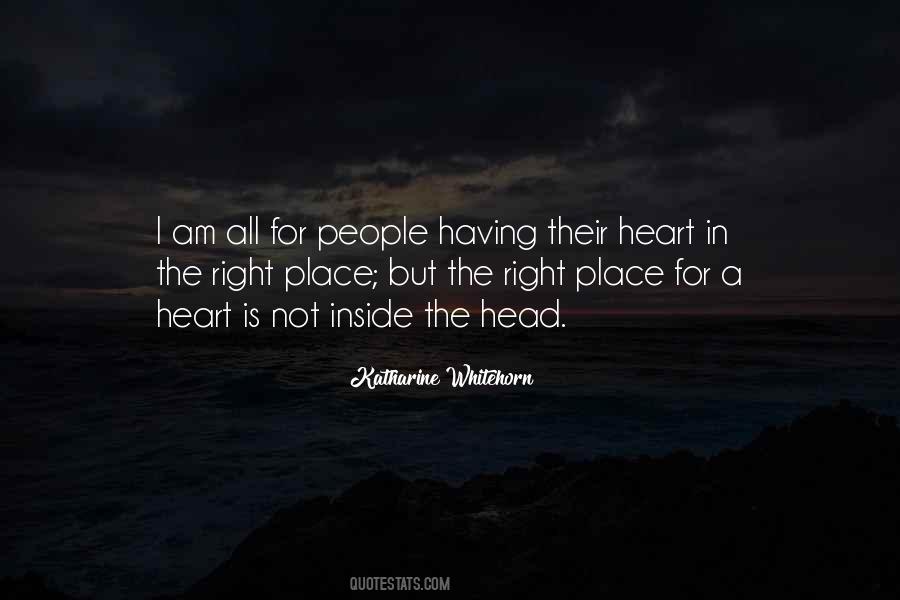 Not Right In The Head Quotes #1822348