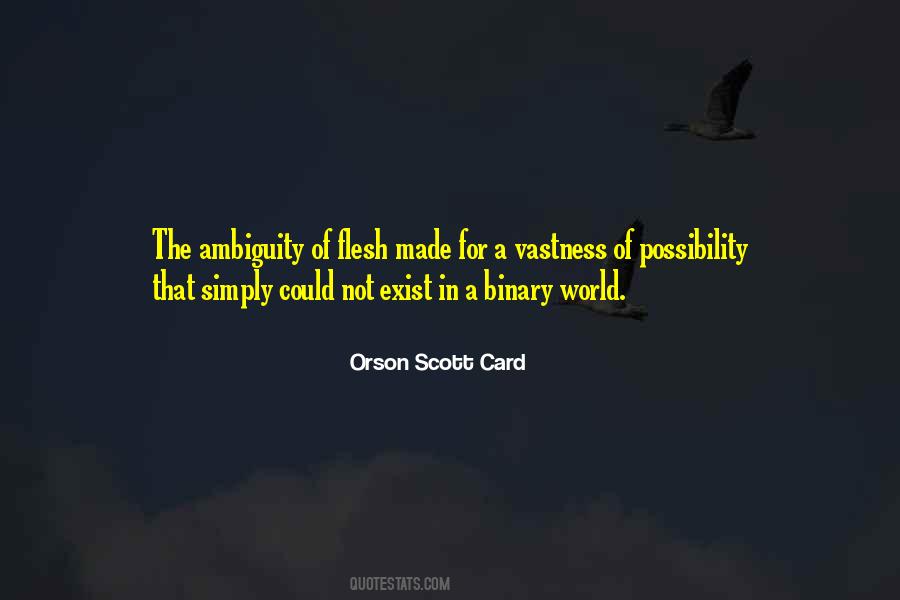 Flesh Of The World Quotes #84184
