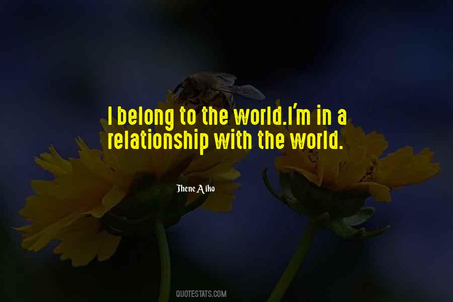 In A Relationship With Quotes #661698