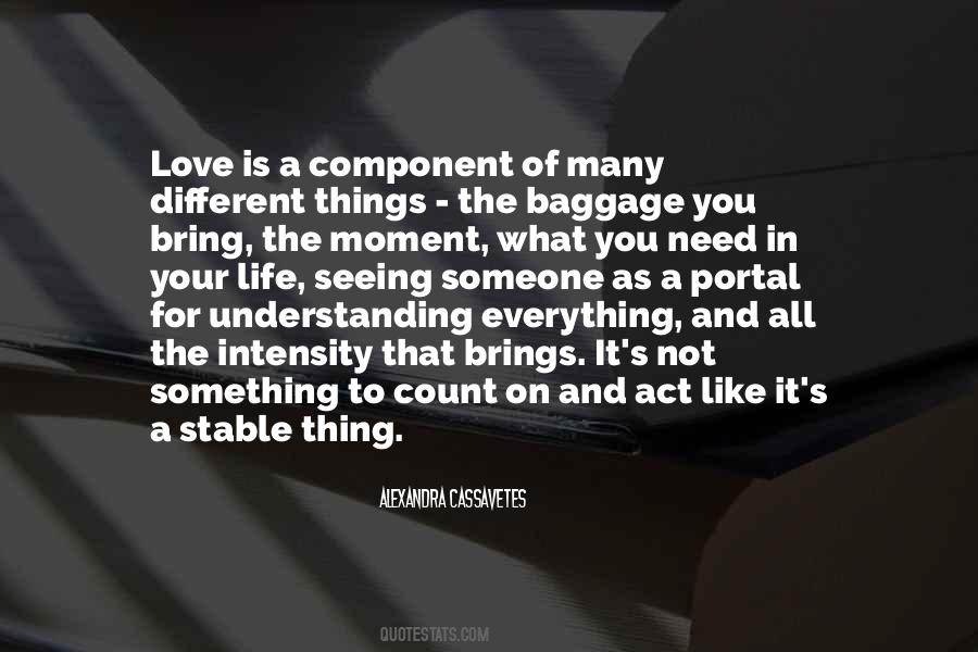 Quotes About The Baggage #1449517